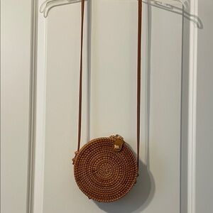 Urban Outfitters Tan Round Crossbody Bag